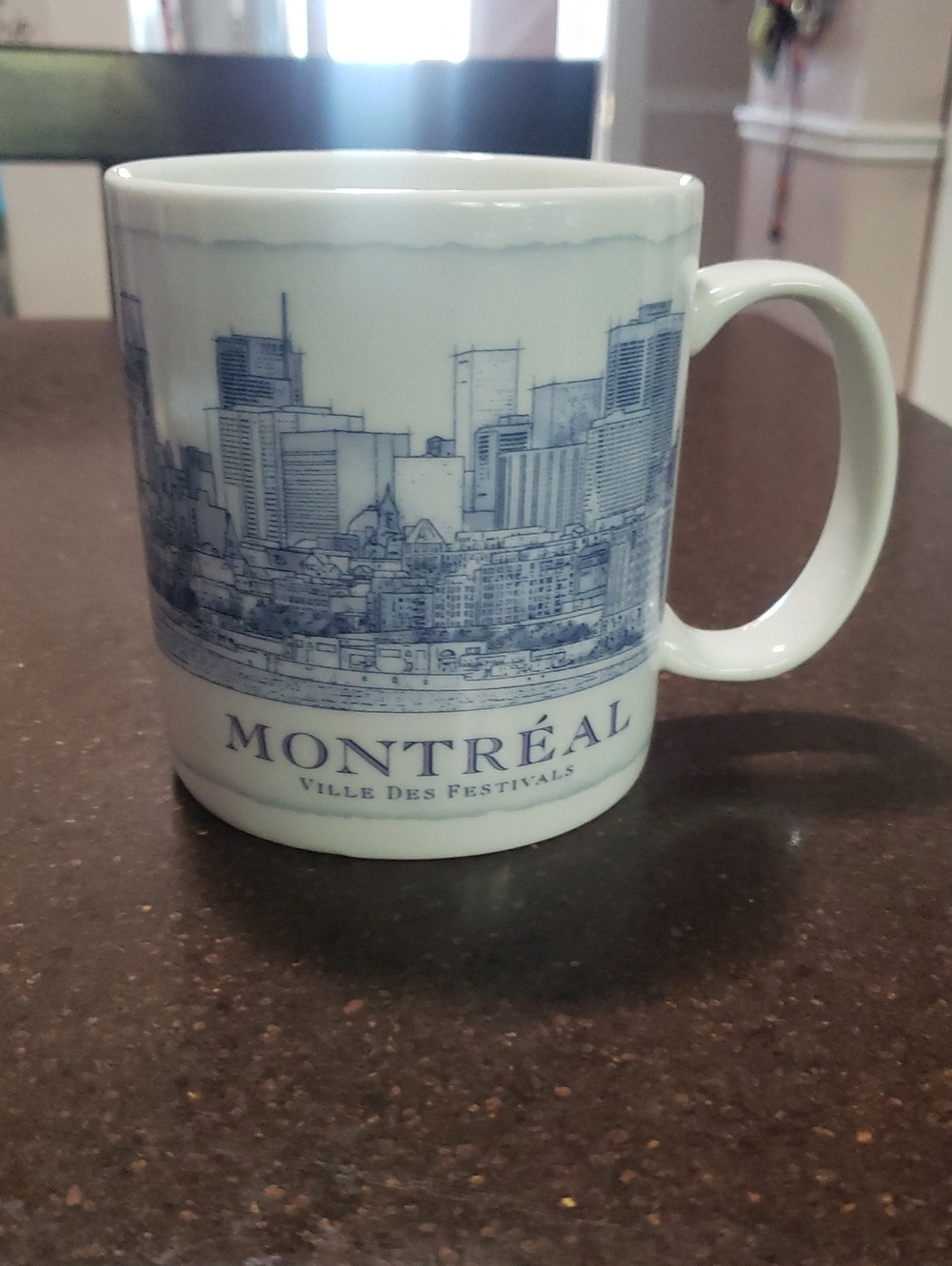 STARBUCKS 2007 Montreal Coffee Mug 18 oz Architect Series.